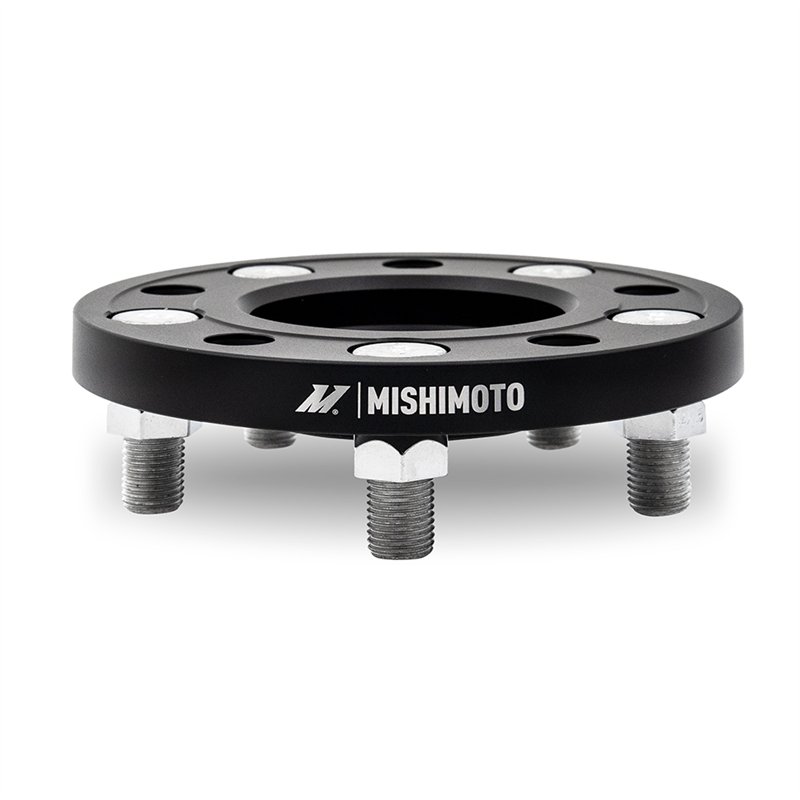 Mishimoto | Wheel Spacers, 5x114.3, 67.1 Center Bore, M12x1.5, 20mm Thick, Black - Hyundai / Kia / Mazda / Mitsubishi 1990-2017