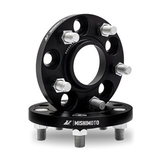 Mishimoto | Wheel Spacers, 5x114.3, 60.1 Center Bore, M12x1.5, 25mm Thick, Black - Lexus / Scion / Toyota 1986-2024