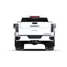 RallyArmor | Black UR Mud Flap Logo White - Sierra 2500 / 3500 Denali HD 2020-2025