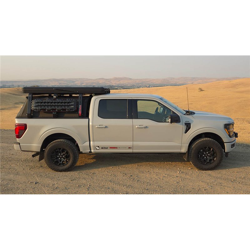 RallyArmor | Black UR Mud Flap Logo Metallic Black - F-150 Gen 14 2021-2025