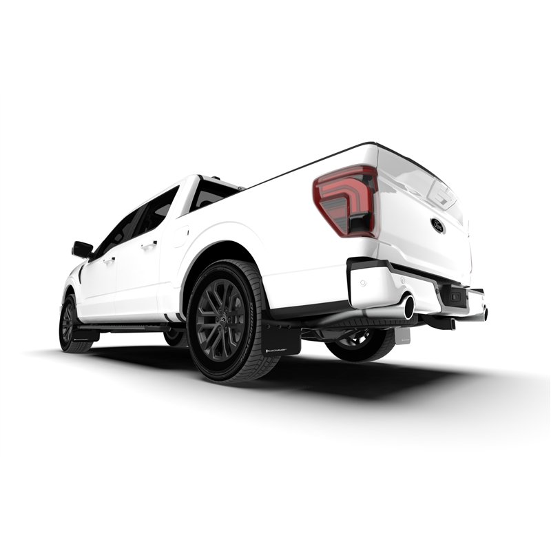 RallyArmor | Black UR Mud Flap Logo White - F-150 Gen 14 2021-2025