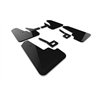 RallyArmor | Black UR Mud Flap Logo Metallic Black - Ram 1500 Rebel 2019-2025