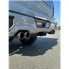 Gibson | Black Elite Cat-Back Dual Split Exhaust System Stainless - Silverado / Sierra 1500 6.2L 2024-2025