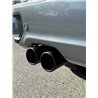 Gibson | Black Elite Cat-Back Dual Split Exhaust System Stainless - Silverado / Sierra 1500 6.2L 2024-2025