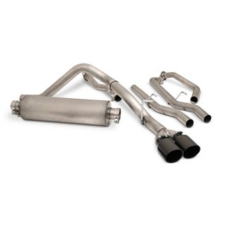 Gibson | Black Elite Cat-Back Dual Sport Exhaust System - Tundra 3.4T 2022-2025