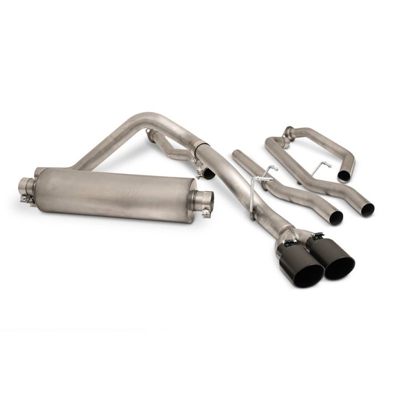Gibson | Black Elite Cat-Back Dual Sport Exhaust System - Tundra 3.4T 2022-2025