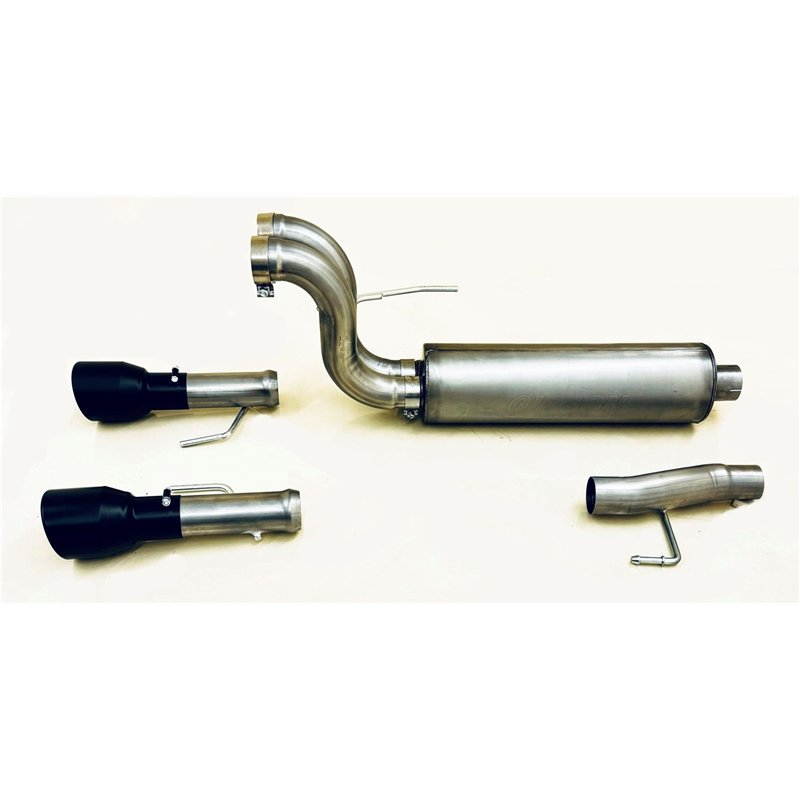 Gibson | Black Elite Cat-Back Dual Split Exhaust System - F-150 5.0L 2024-2025