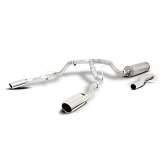 Gibson | Cat-Back Dual Split Exhaust System Stainless - Tahoe / Yukon 2021-2025