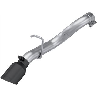MBRP | 2.5 In. Axle-Back Turn Down Exit, T409SS, Black Tip. - Wrangler (JL) 2018-2025