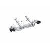 MBRP | 3in Cat-Back, Quad Split Rear Exit, Active, T304 with CF Tips. - Corvette 6.2L 2020-2025