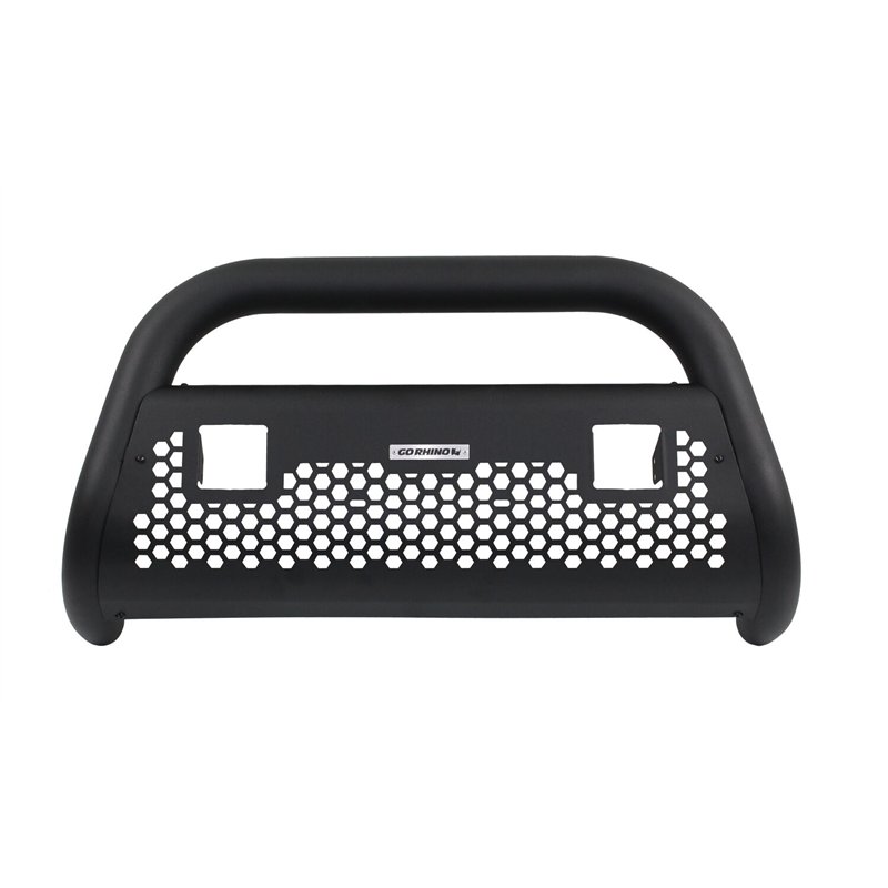 Go Rhino | RC2 Bull Bar with Holes for 2 Cubes (Front Guard only, no mounting brackets) - Chevrolet / Dodge 2000-2025