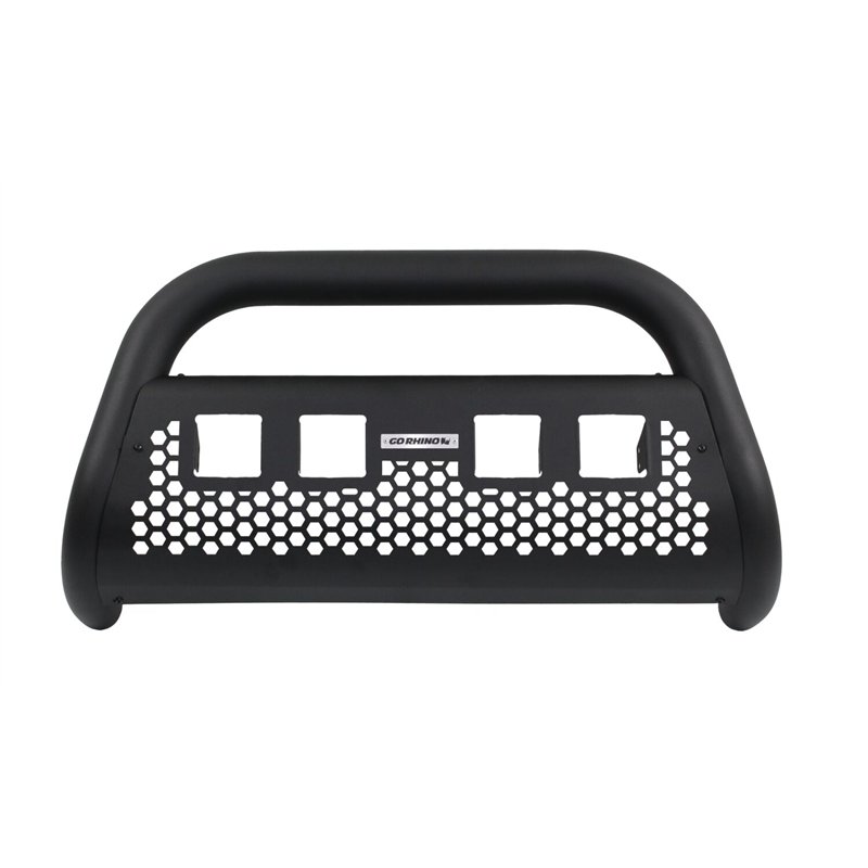 Go Rhino | RC2 Bull Bar with Holes for 4 Cubes (Front Guard only, no mounting brackets) - Chevrolet / Dodge / Ford / GMC 2000-20