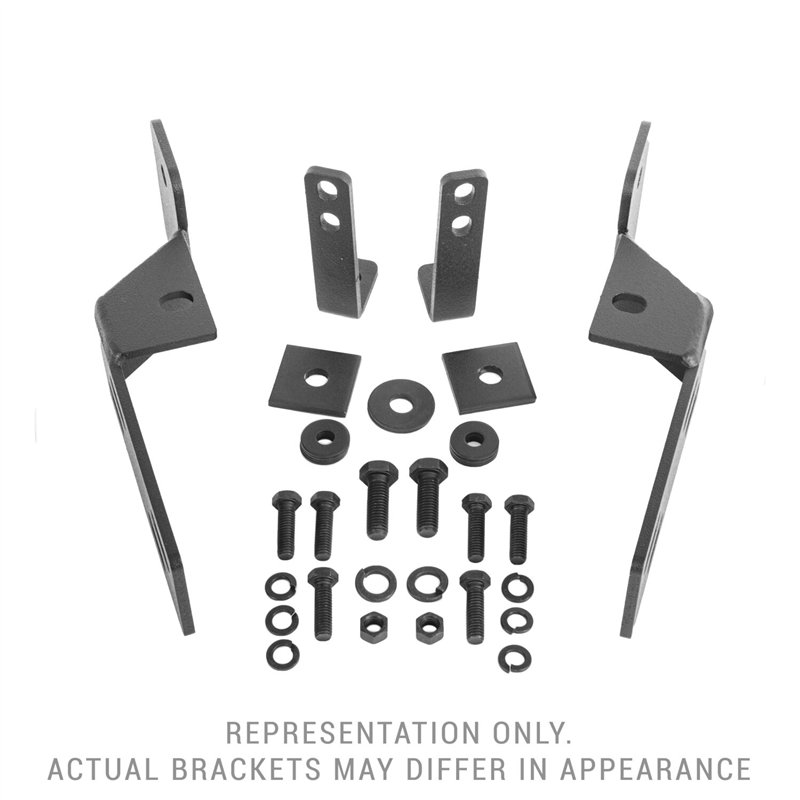 Go Rhino | RC4 LR Bull Bar or RC3 LR Skid Plate - Mounting Bracket Kit Only - Ram 1500 2009-2024