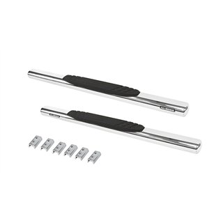 Go Rhino | 4in OE Xtreme Side Steps with Mounting Brackets Kit - Chevrolet / GMC 2007-2019