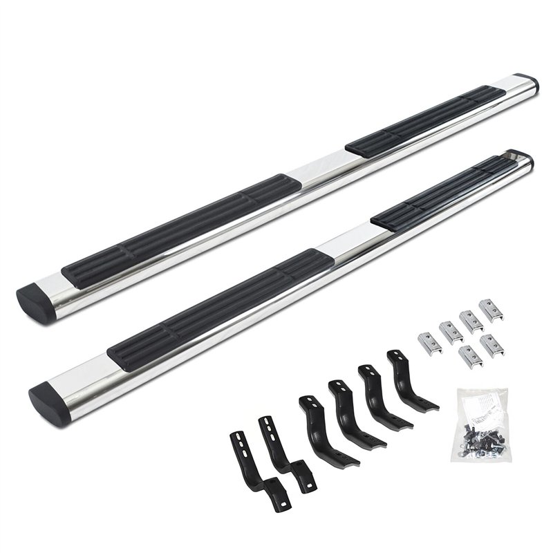 Go Rhino | 6in OE Xtreme Side Steps with Mounting Brackets Kit - Diesel - Silverado / Sierra 2500 HD / 3500 HD 6.6L 2015-2019