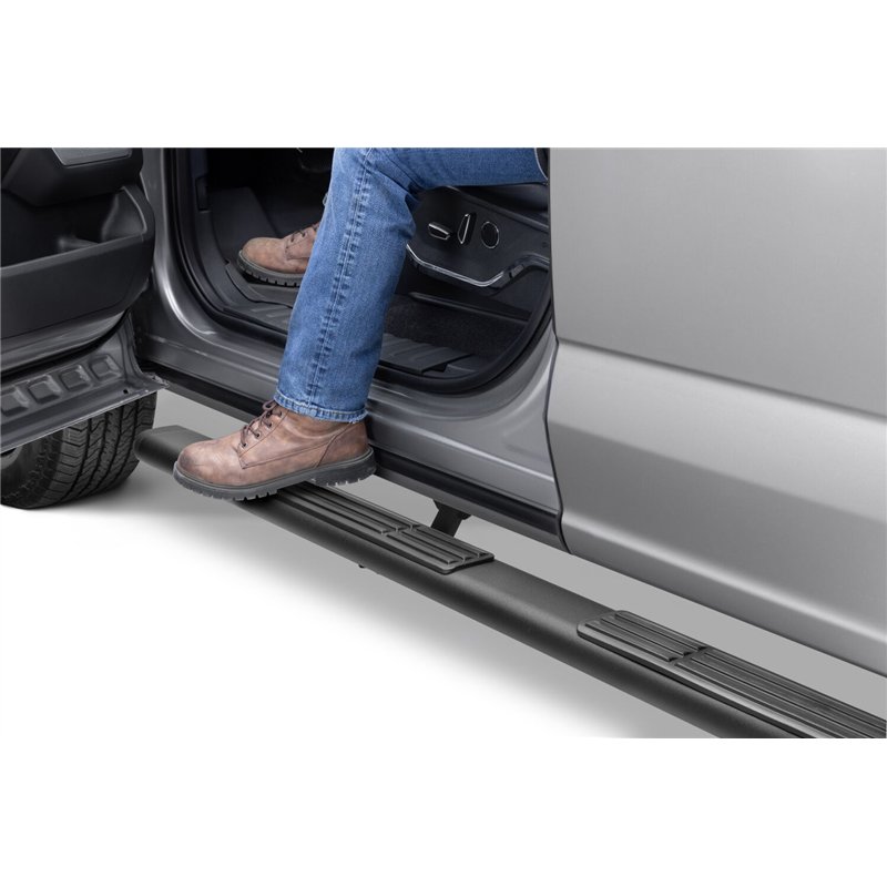 Go Rhino | 6in OE Xtreme Side Steps with Mounting Brackets Kit - F-150 / F-250 / F-350 2015-2025