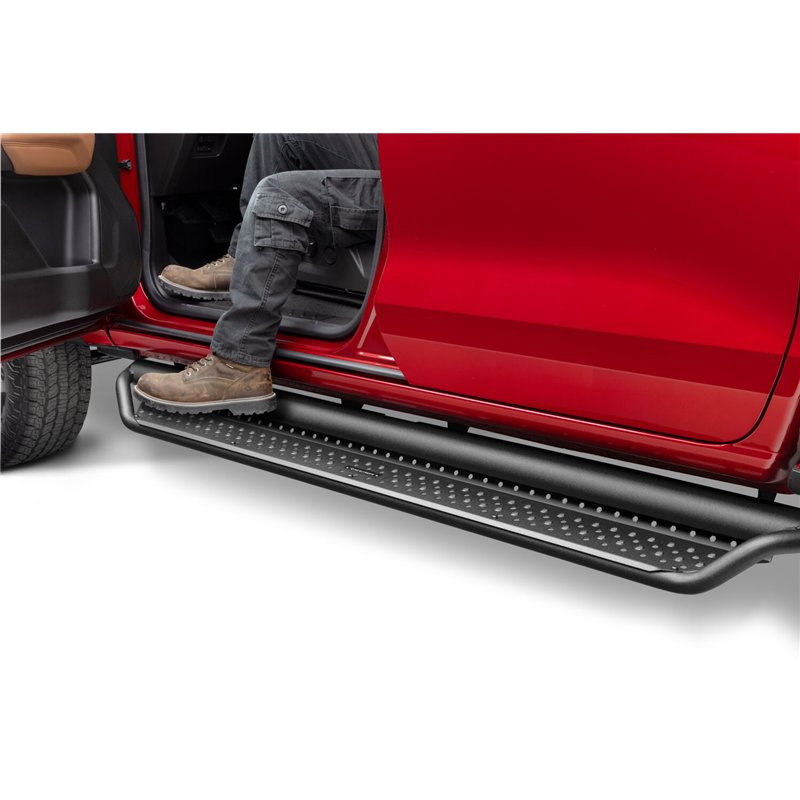 Go Rhino | Dominator Xtreme D1 Side Steps with Rocker Panel Mounting Bracket Kit - Colorado / Canyon 2015-2025