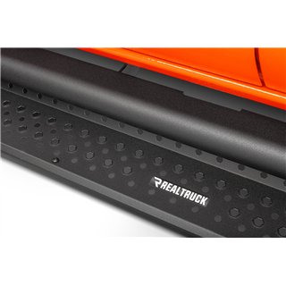 Go Rhino | Dominator Xtreme D1 Side Steps W/Rocker Panel Mounting Bracket Kit - Double Cab - Tacoma 2.4T 2024-2025
