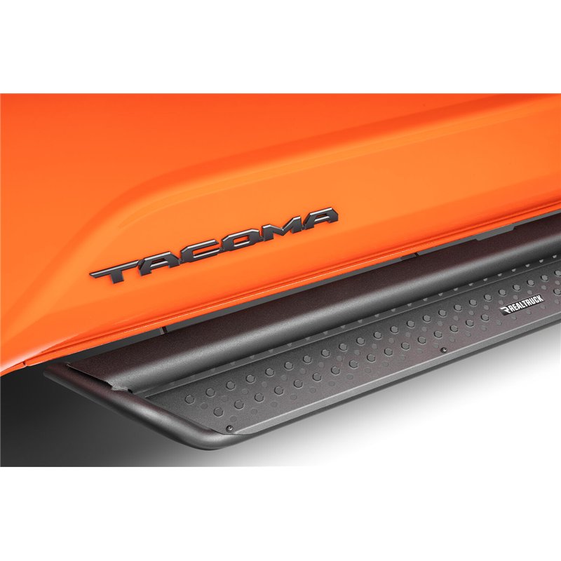 Go Rhino | Dominator Xtreme D1 Side Steps W/Rocker Panel Mounting Bracket Kit - Double Cab - Tacoma 2.4T 2024-2025