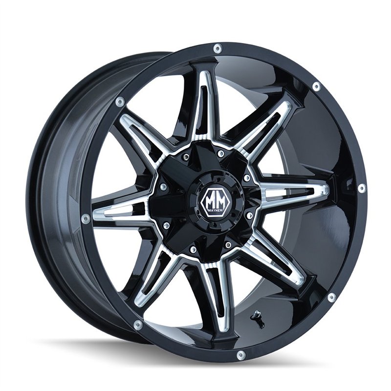 Mayhem | RAMPAGE  20x9.0 ET0 - Gloss Black Milled
