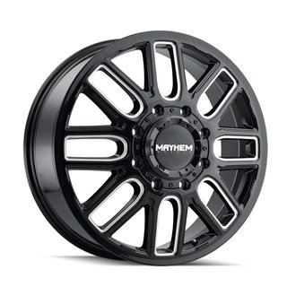 Mayhem | COGENT DUALLY 22x8.25 ET115 - Gloss Black Milled