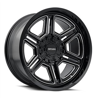 Mayhem | HERMOSA 20x10.0 ET-25 - Gloss Black Milled