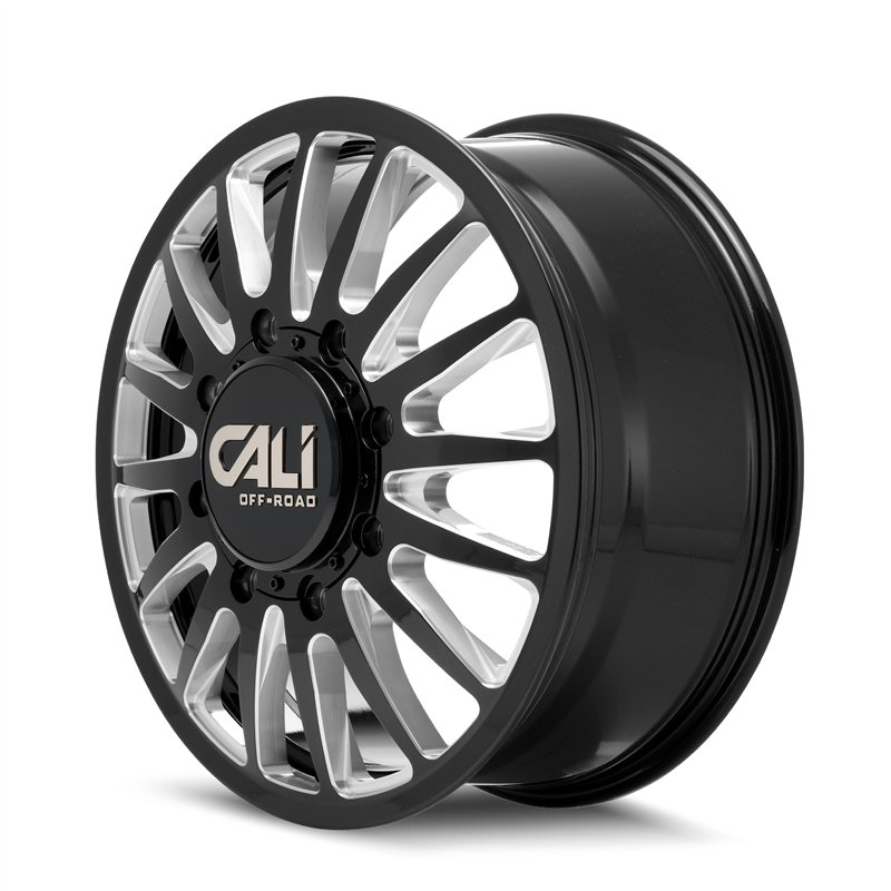 CALI Off-Road | SUMMIT DUALLY 20x8.25 ET115 - Gloss Black Milled