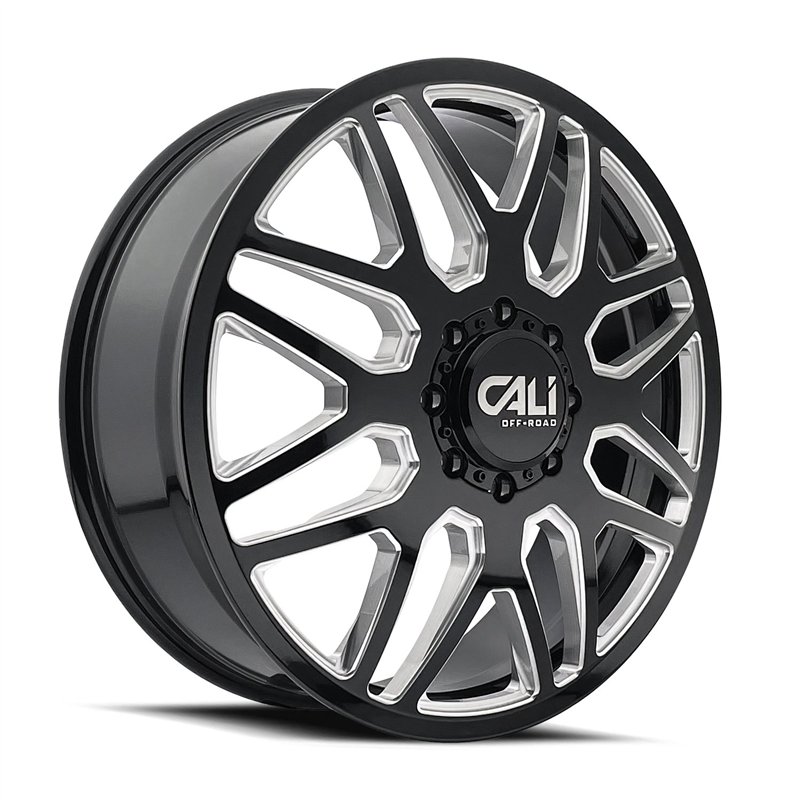 CALI Off-Road | INVADER DUALLY 22x8.25 ET-232 - Gloss Black Milled