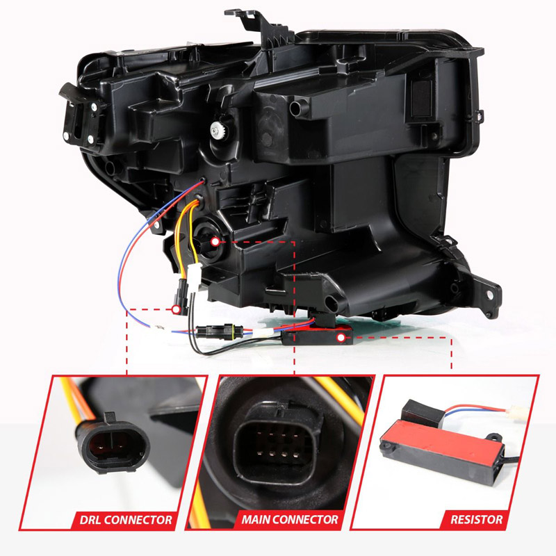 Anzo USA | LED Projector Headlights - Sierra 1500 2019-2021