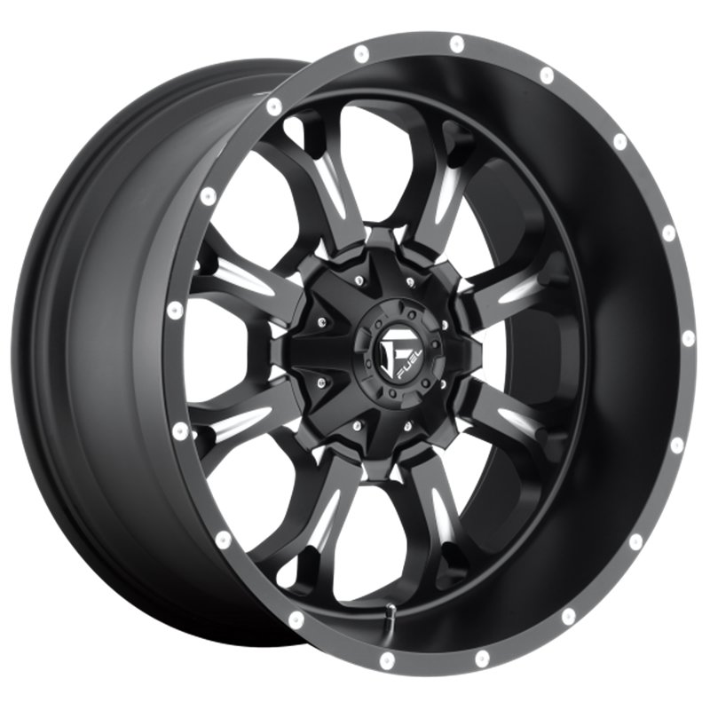 Fuel Off-Road | D517 KRANK 18x9.0 ET20 - MATTE BLACK MILLED