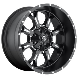 Fuel Off-Road | D517 KRANK 20x9.0 ET1 - MATTE BLACK MILLED