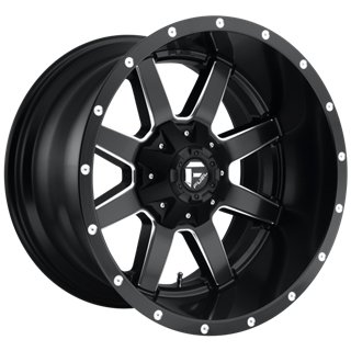 Fuel Off-Road | D538 MAVERICK 18x9.0 ET1 - MATTE BLACK MILLED