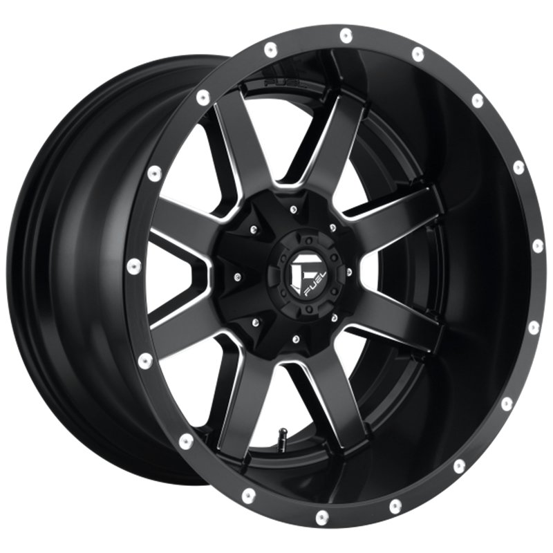 Fuel Off-Road | D538 MAVERICK 20x9.0 ET1 - MATTE BLACK MILLED