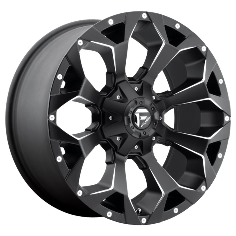 Fuel Off-Road | D546 ASSAULT 22x12.0 ET-44 - MATTE BLACK MILLED