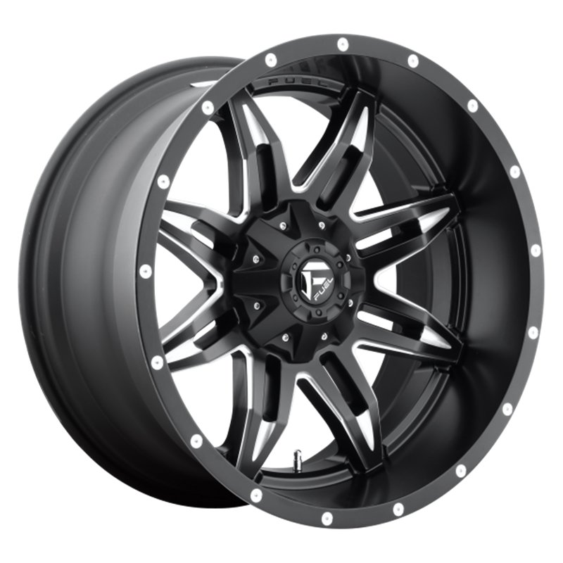 Fuel Off-Road | D567 LETHAL 20x9.0 ET1 - MATTE BLACK MILLED