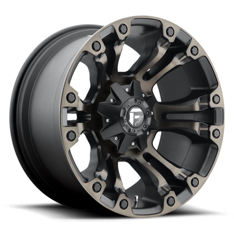 Fuel Off-Road | D569 VAPOR 20x10.0 ET-18 - MATTE BLACK DOUBLE DARK TINT