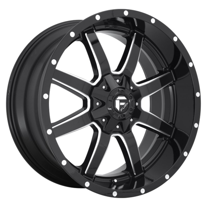 Fuel Off-Road | D610 MAVERICK 20x9.0 ET1 - GLOSS BLACK MILLED