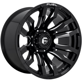 Fuel Off-Road | D673 BLITZ 20x9.0 ET1 - GLOSS BLACK MILLED