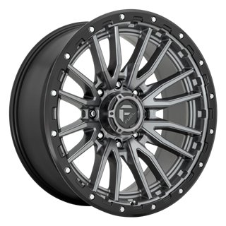 Fuel Off-Road | D680 REBEL 20x9.0 ET1 - MATTE GUN METAL BLACK BEAD RING