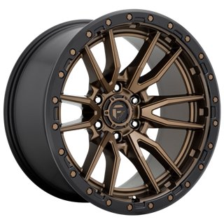 Fuel Off-Road | D681 REBEL 20x10.0 ET-18 - MATTE BRONZE BLACK BEAD RING