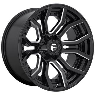 Fuel Off-Road | D711 RAGE 24x12.0 ET-44 - GLOSS BLACK MILLED