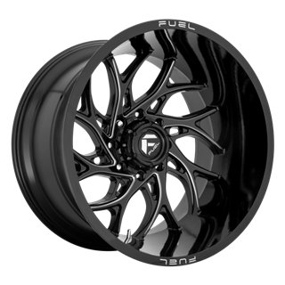 Fuel Off-Road | D741 RUNNER 22x12.0 ET-44 - GLOSS BLACK MILLED