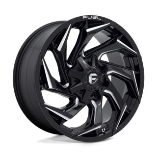 Fuel Off-Road | D753 REACTION 20x9.0 ET20 - GLOSS BLACK MILLED