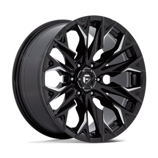 Fuel Off-Road | D803 FLAME 20x9.0 ET1 - GLOSS BLACK MILLED
