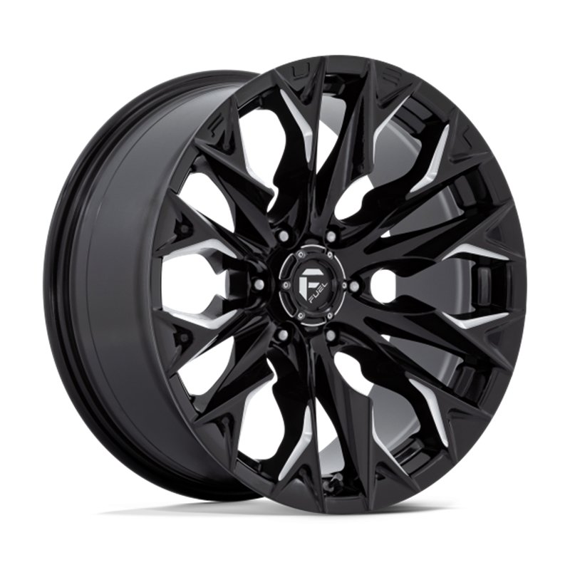 Fuel Off-Road | D803 FLAME 20x9.0 ET1 - GLOSS BLACK MILLED