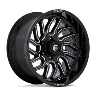 Fuel Off-Road | D807 HURRICANE 20x10.0 ET-18 - GLOSS BLACK MILLED