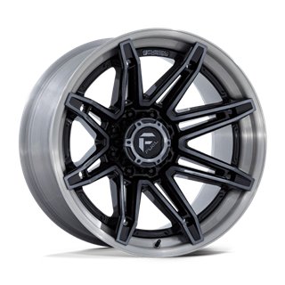 Fuel Off-Road | FC401 BRAWL 24x12.0 ET-44 - GLOSS BLACK BRUSHED DARK TINT