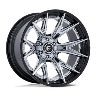 Fuel Off-Road | FC402 CATALYST 22x12.0 ET-44 - CHROME W/ GLOSS BLACK LIP