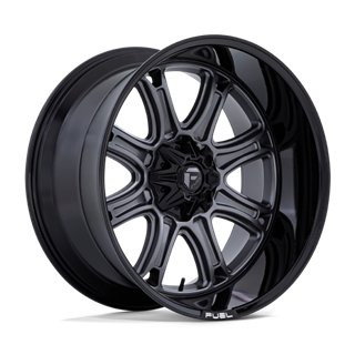 Fuel Off-Road | DARKSTAR 20x9.0 ET1 - MATTE GUNMETAL W/ BLACK LIP
