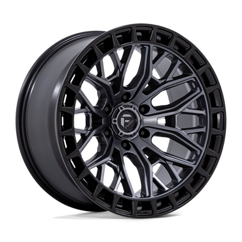Fuel Off-Road | FC869 SIGMA 20x10.0 ET-18 - MATTE GUNMETAL W/ M-BLK LIP